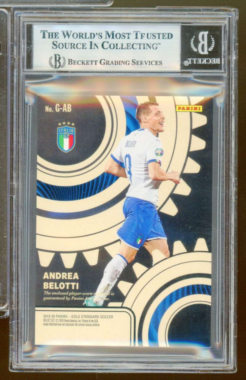 Andrea Belotti Card 2019-20 Fifa Gold Standard Gear Fine (pop 1) #22 BGS 9 Image 2
