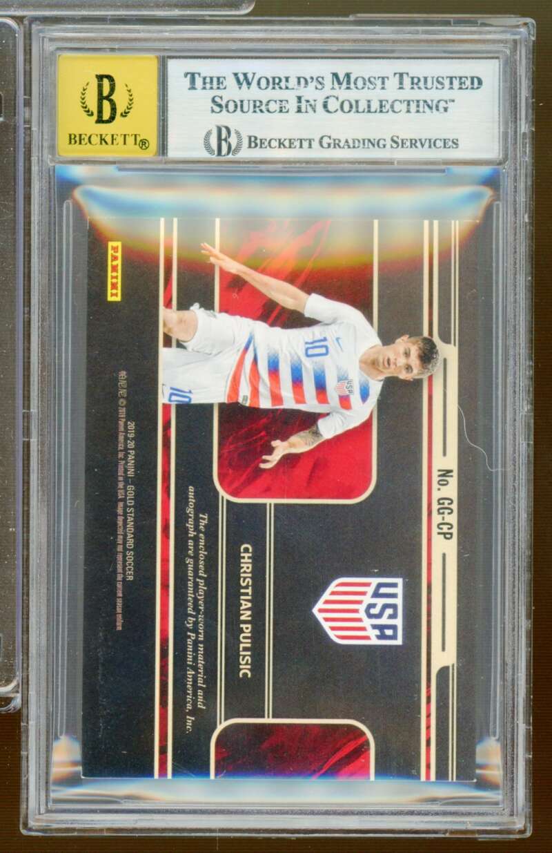 Christian Pulisic 2019-20 Fifa Gold Standard Good As Gold Auto (9/29) #6 BGS 8.5 Image 2