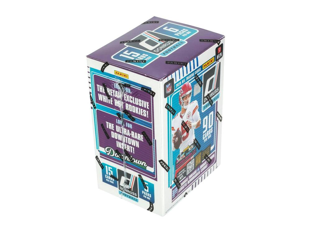 2025 Panini Donruss Football 6-Pack Blaster Box (White Hot Rookies) Image 1