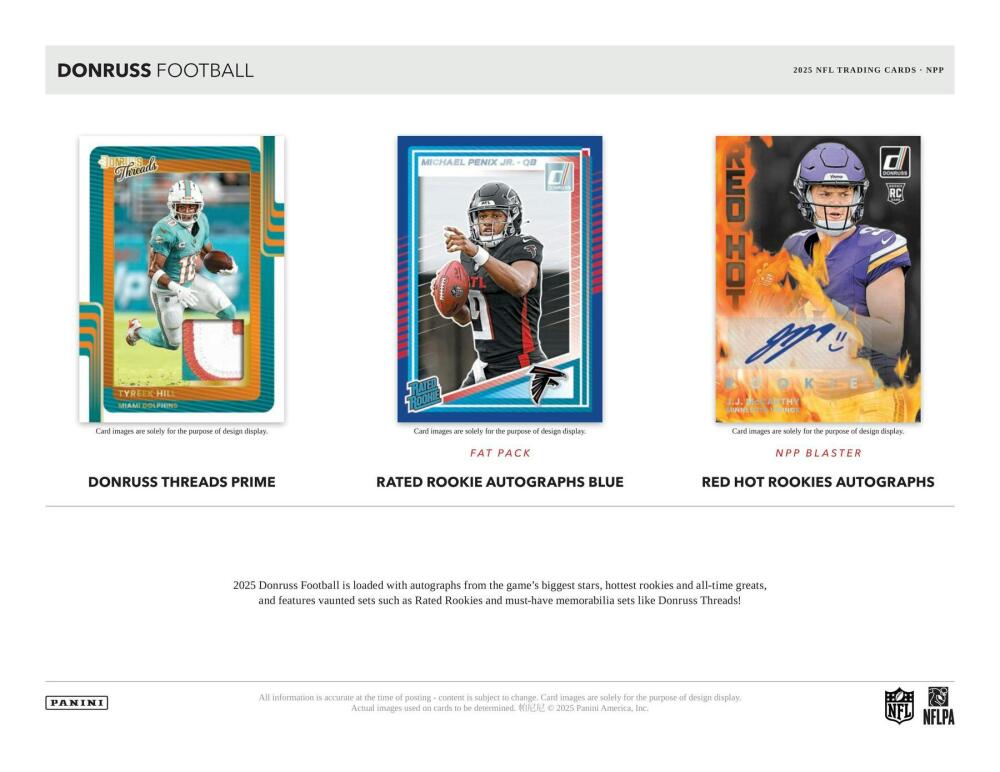 2025 Panini Donruss Football 6-Pack Blaster Box (White Hot Rookies) Image 4
