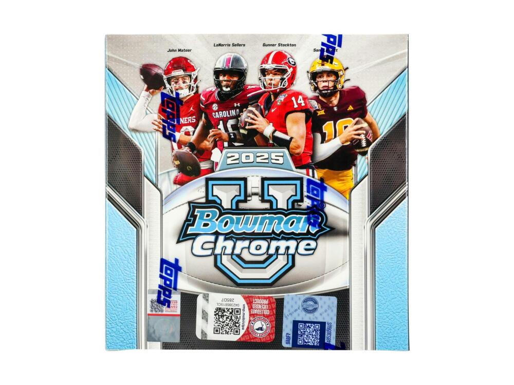 2025 Bowman University Chrome Football Mega Box Image 1