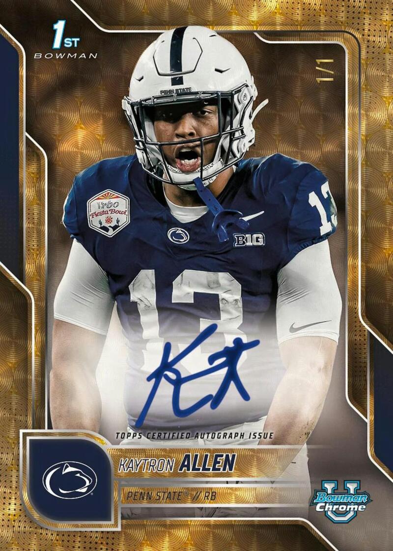 2025 Bowman University Chrome Football Mega Box Image 4