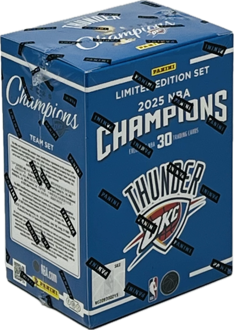 2025 Panini Oklahoma City Thunder NBA Champions Basketball Blaster Box Image 1