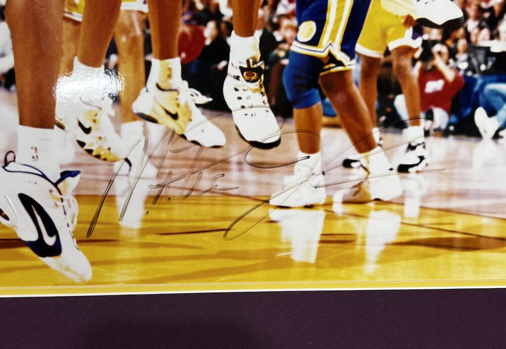 Magic Irving Johnson Autographed Signed 23x28 Poster JSA Authentic Image 4