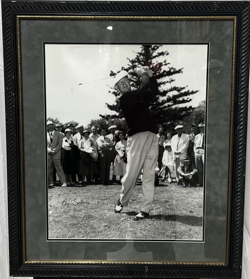 Byron Nelson Autographed Signed 23x27 Framed Photo JSA Authentic Image 2