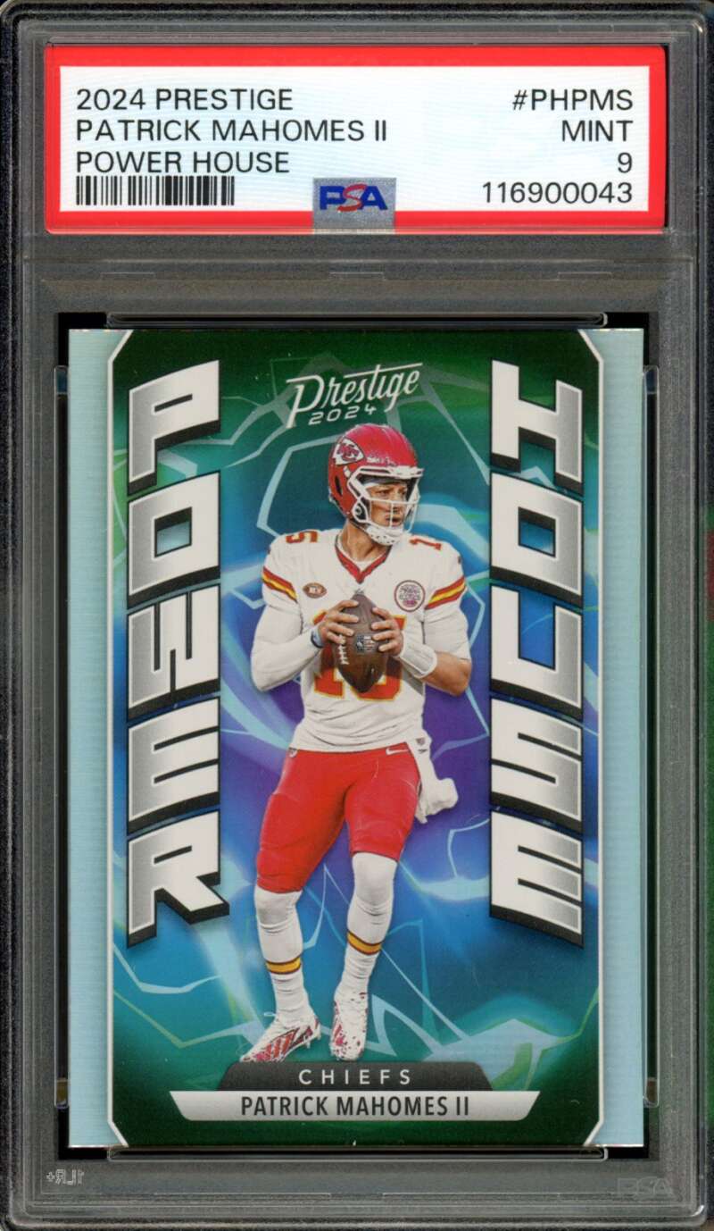 Patrick Mahomes II Card 2024 Prestige Power House #Phpms PSA 9 Image 1