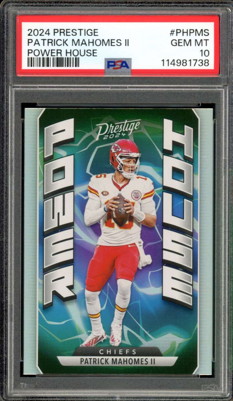 Patrick Mahomes II Card 2024 Prestige Power House #Phpms PSA 10 Image 1