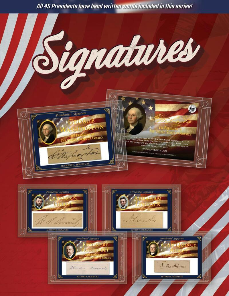 2025 POTUS A Word from the President Hobby Box Image 5