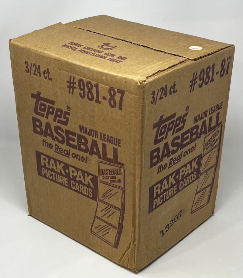1987 Topps Rack Pack Case (3/24 ct) Image 1