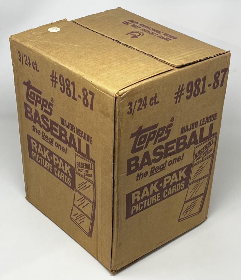 1987 Topps Rack Pack Case (3/24 ct) Image 2