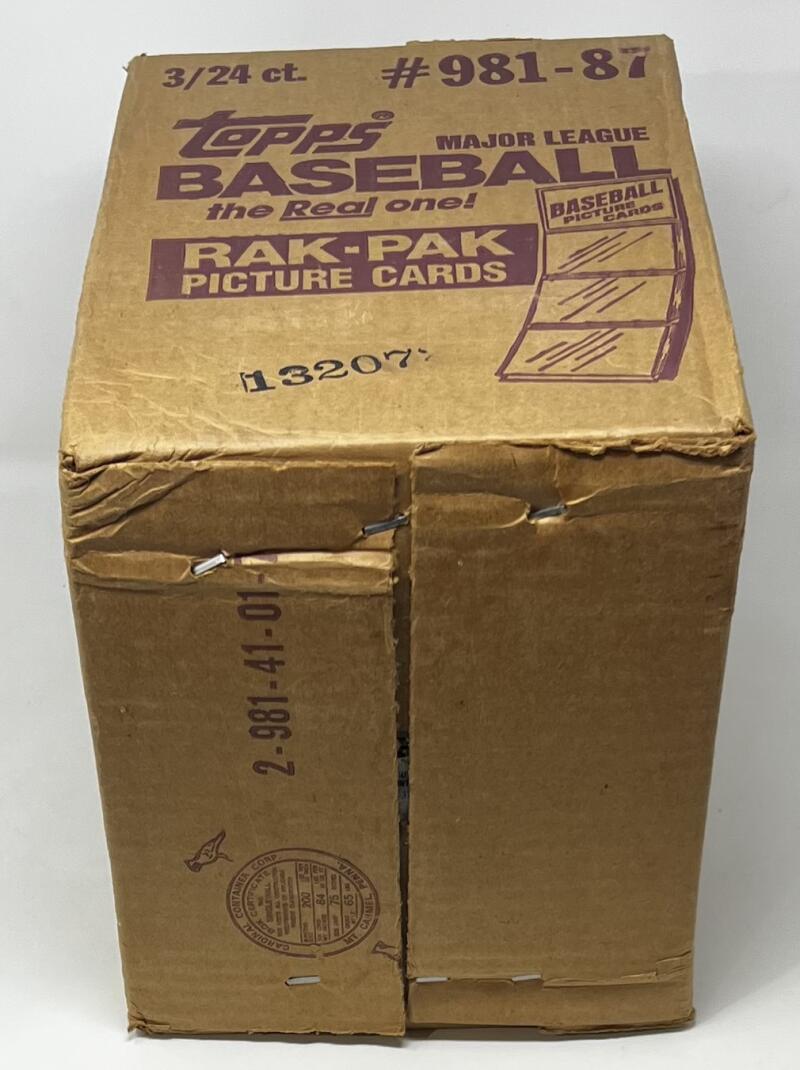 1987 Topps Rack Pack Case (3/24 ct) Image 3