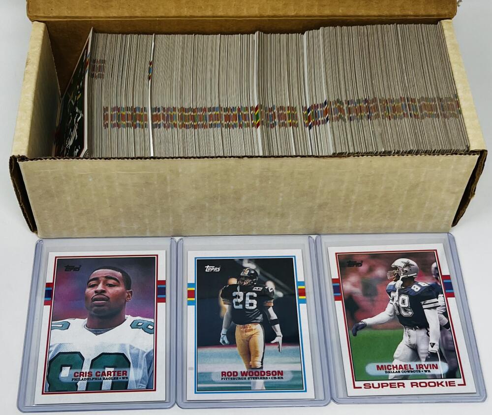 1989 Topps Football Hand Collated Complete Set 1-396  Michael Irvin Rod Woodson RC Image 1