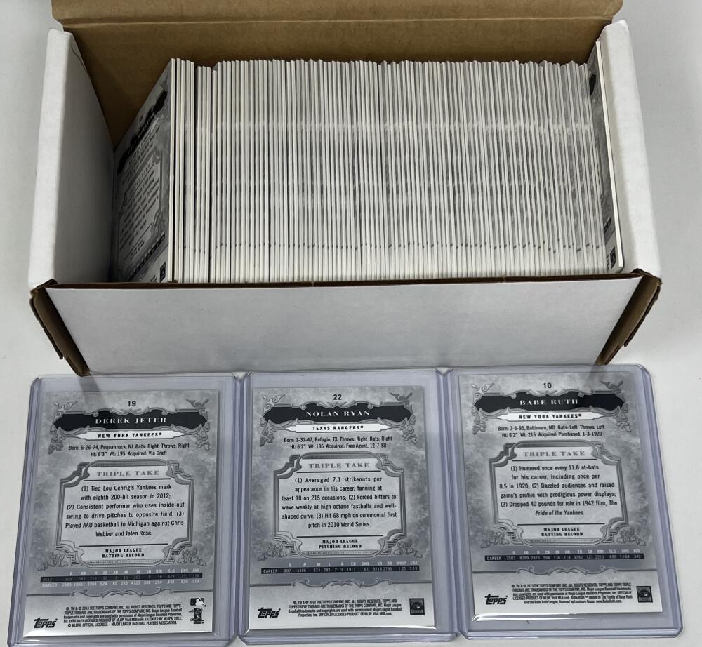 2013 Topps Triple Threads Baseball Hand Collated Set  Image 2