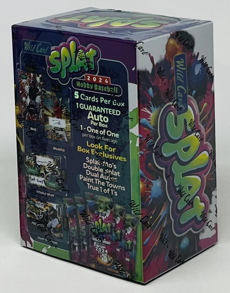 2024 Wild Card Splat Baseball Jumbo Hobby Box Image 2