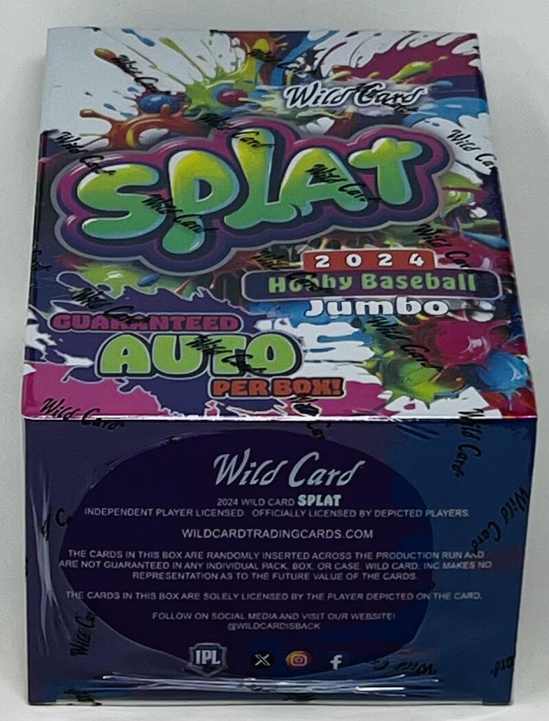 2024 Wild Card Splat Baseball Jumbo Hobby Box Image 3