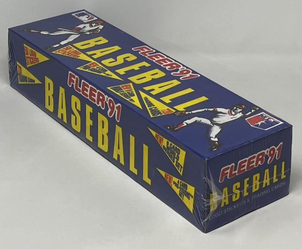 1991 Fleer Blue Christmas Baseball Factory  Set  Image 1
