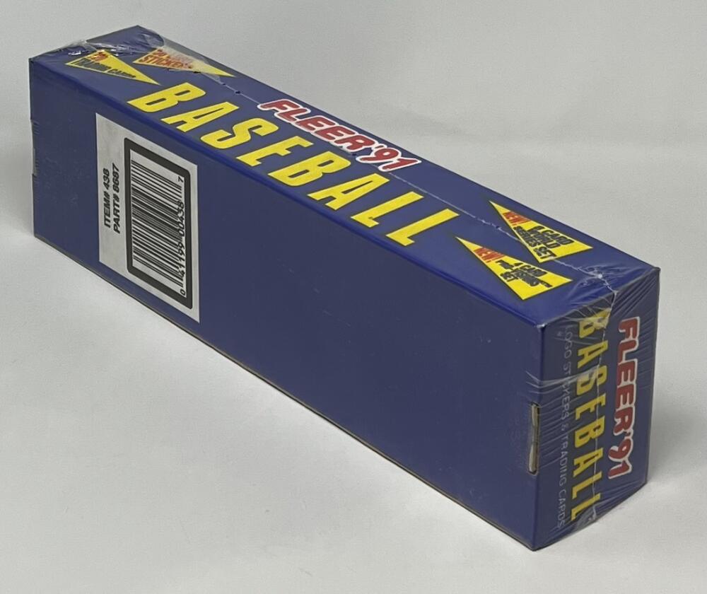 1991 Fleer Blue Christmas Baseball Factory  Set  Image 2