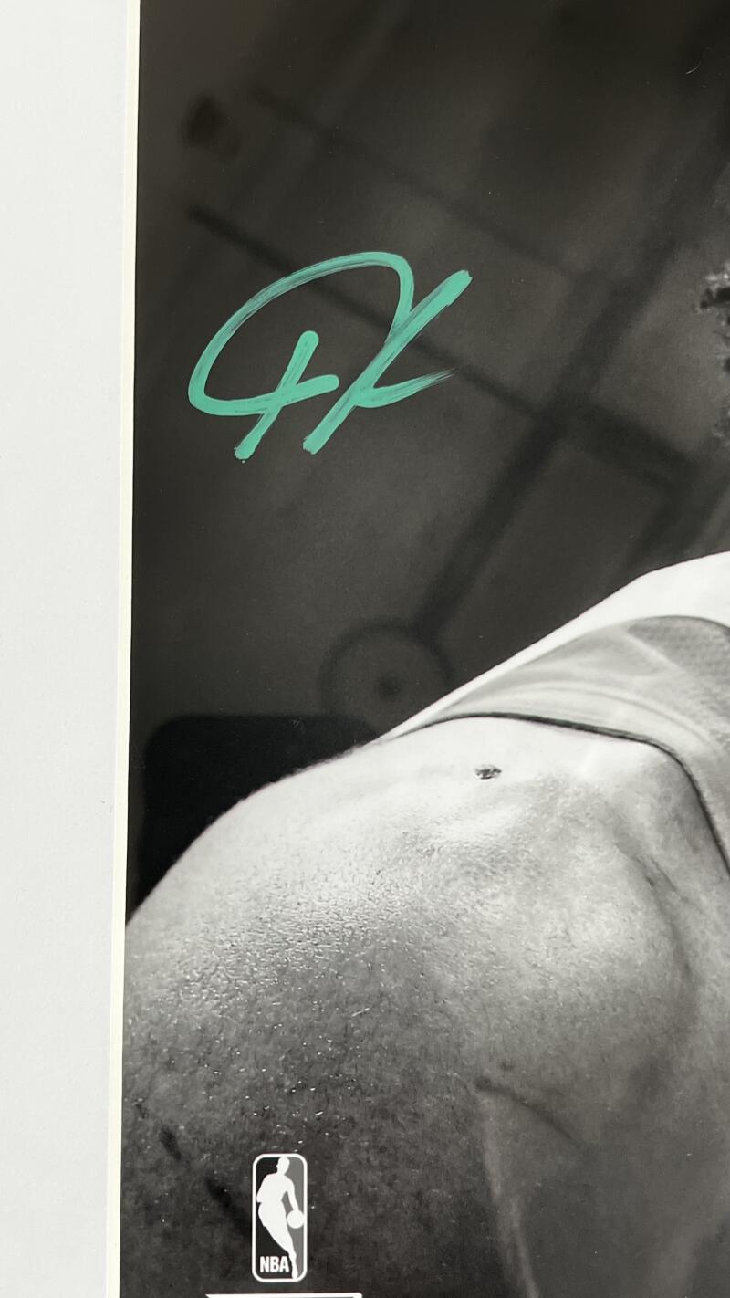 Giannis Antetokounmpo Autographed Signed 20x24 Framed Poster JSA Authentic Image 4