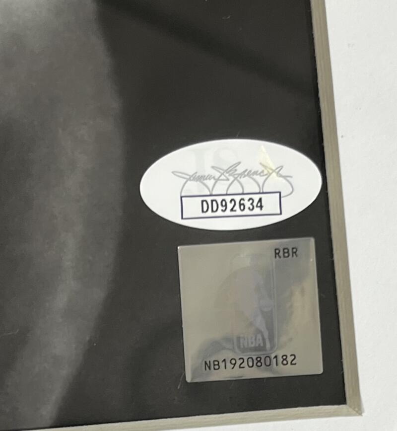 Giannis Antetokounmpo Autographed Signed 20x24 Framed Poster JSA Authentic Image 5