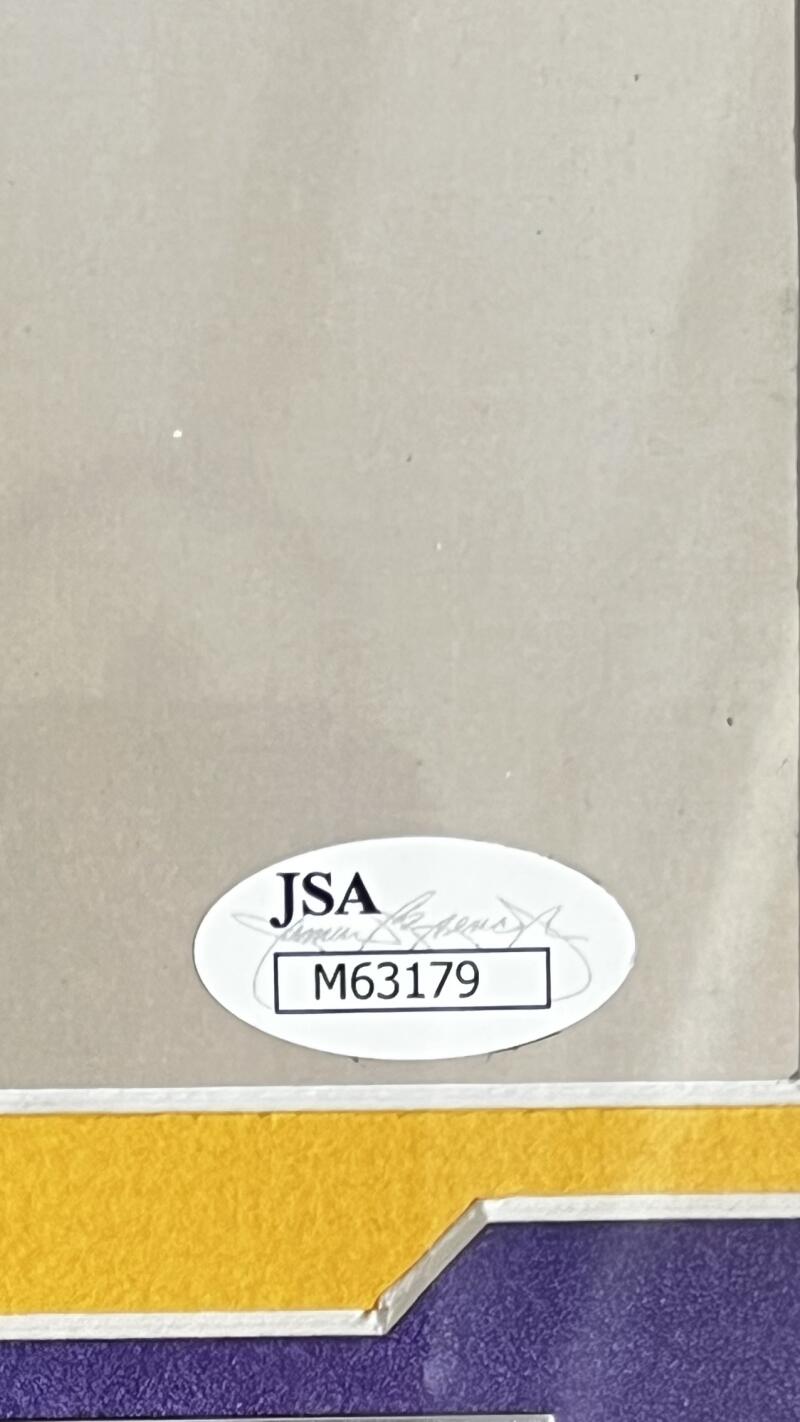 WWE John Cena Autographed Signed 15x17 Framed Poster JSA Authentic Image 4