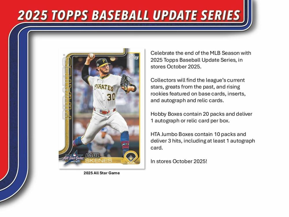 2025 Topps Update Series Baseball Hobby Jumbo Box Image 3