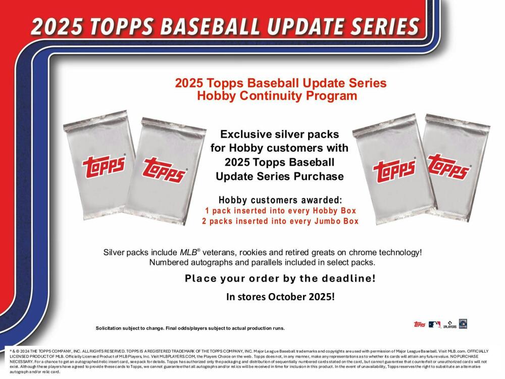 2025 Topps Update Series Baseball Hobby Jumbo Box Image 4