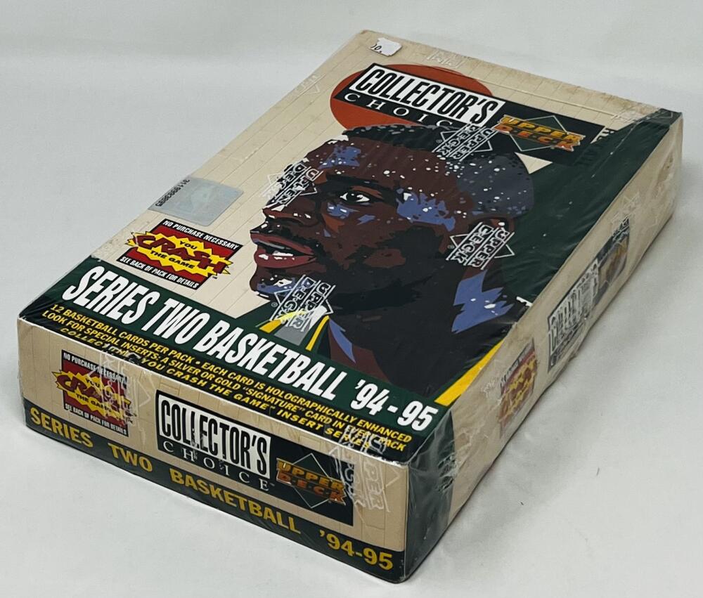 1994-95 Collectors Choice Series 2 Basketball Retail Box Image 1