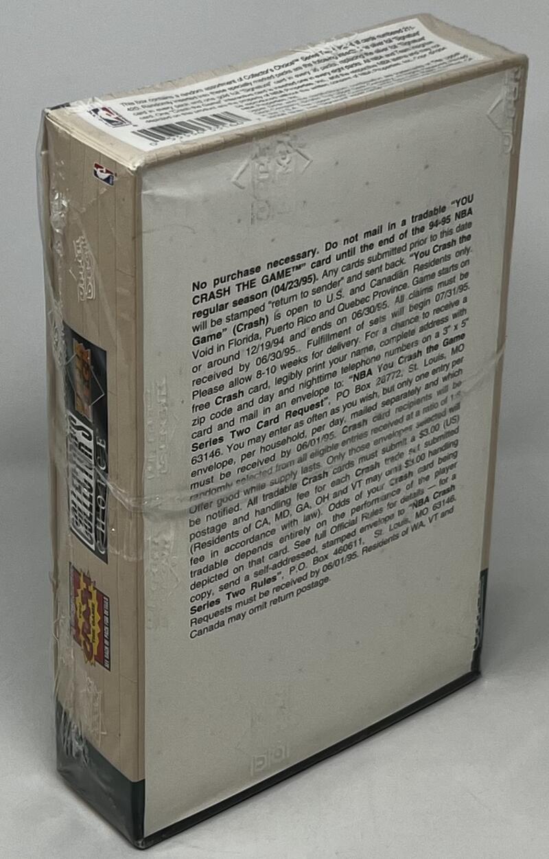 1994-95 Collectors Choice Series 2 Basketball Retail Box Image 3