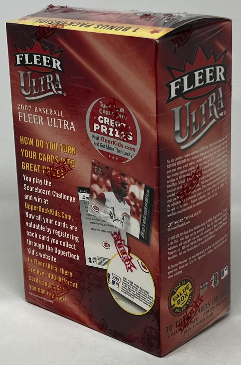 2007 Fleer Ultra Baseball 6-Pack Blaster Box Image 2