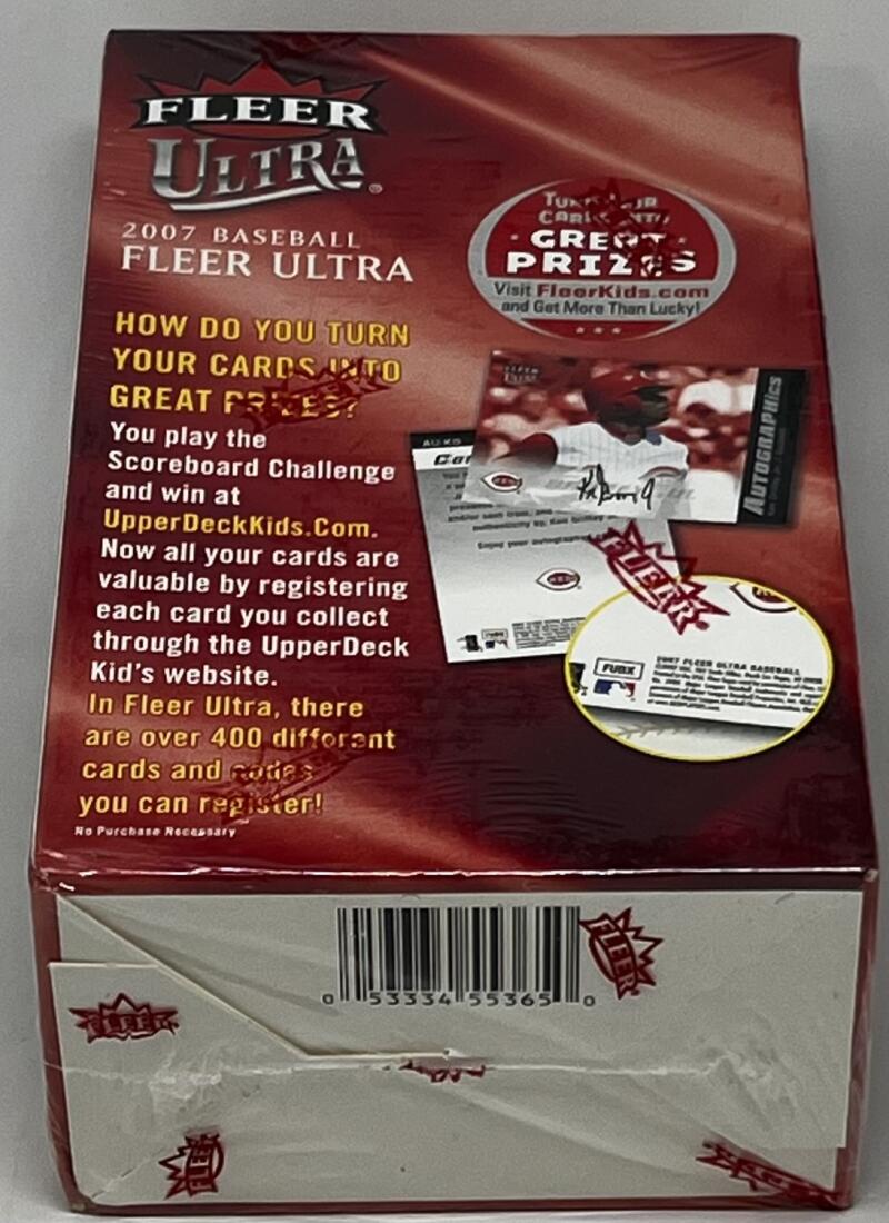 2007 Fleer Ultra Baseball 6-Pack Blaster Box Image 3