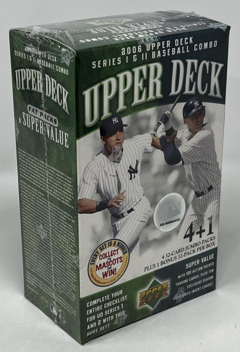2006 Upper Deck Series 1 and 2 Baseball Jumbo Pack Box Image 1