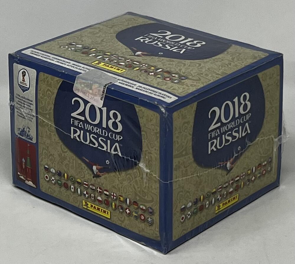 2018 Panini FIFA World Cup Russia Soccer Sticker Box Image 1