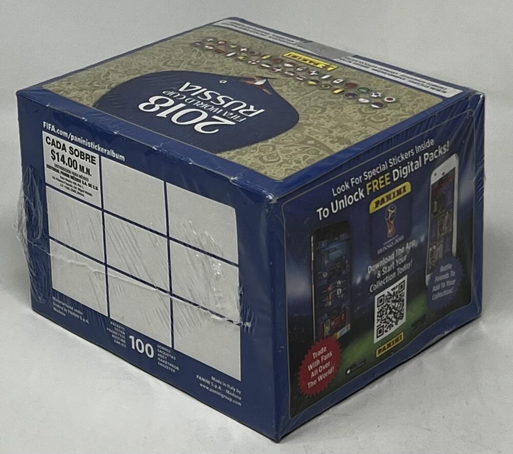 2018 Panini FIFA World Cup Russia Soccer Sticker Box Image 2