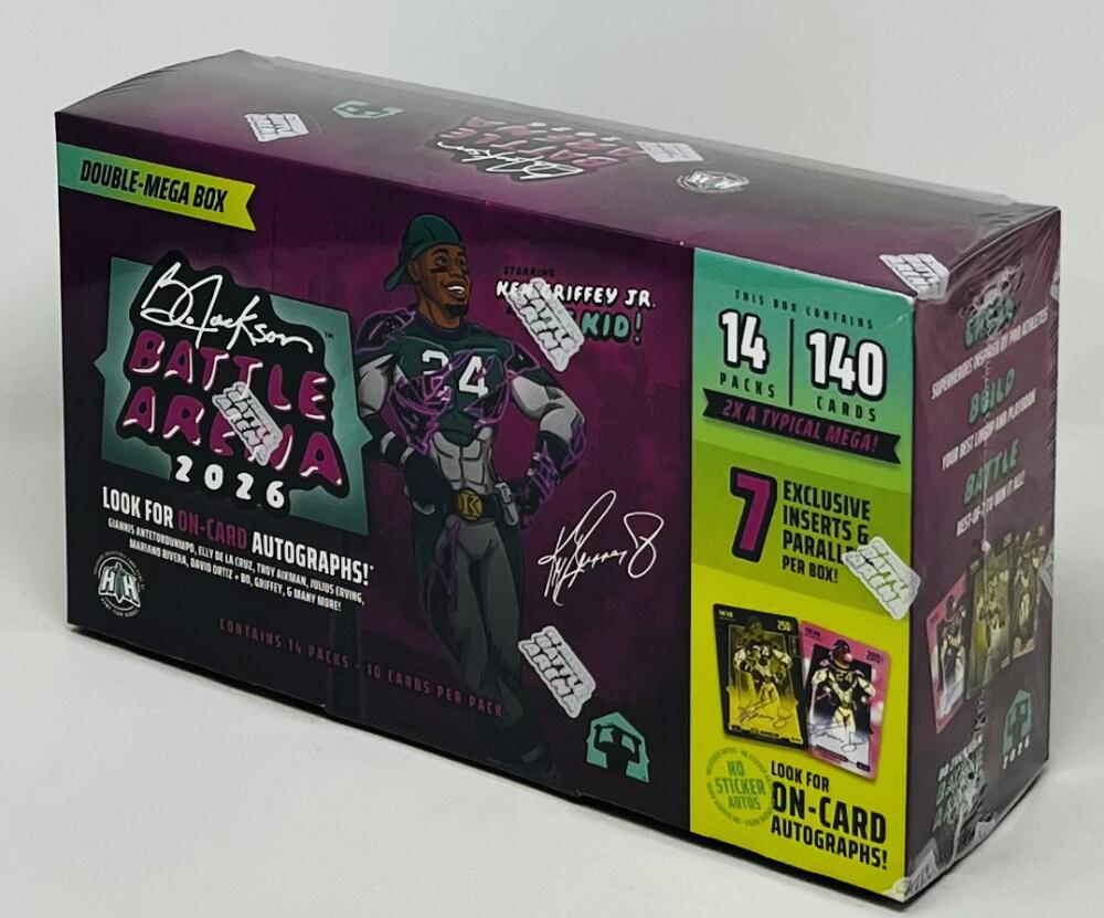 2026 Bo Jackson Battle Arena Ken Griffey Jr. Edition Double Mega Box Image 1