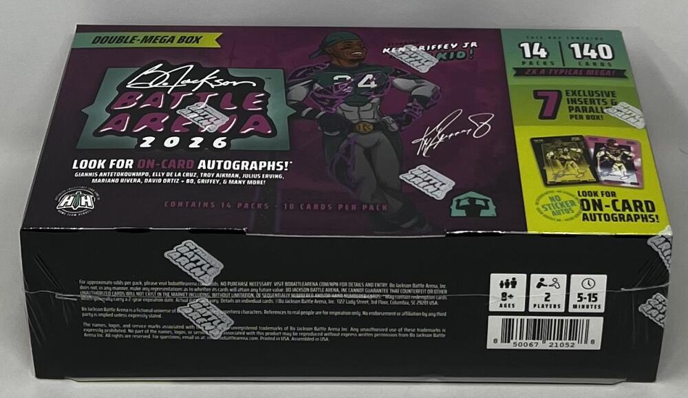 2026 Bo Jackson Battle Arena Ken Griffey Jr. Edition Double Mega Box Image 3