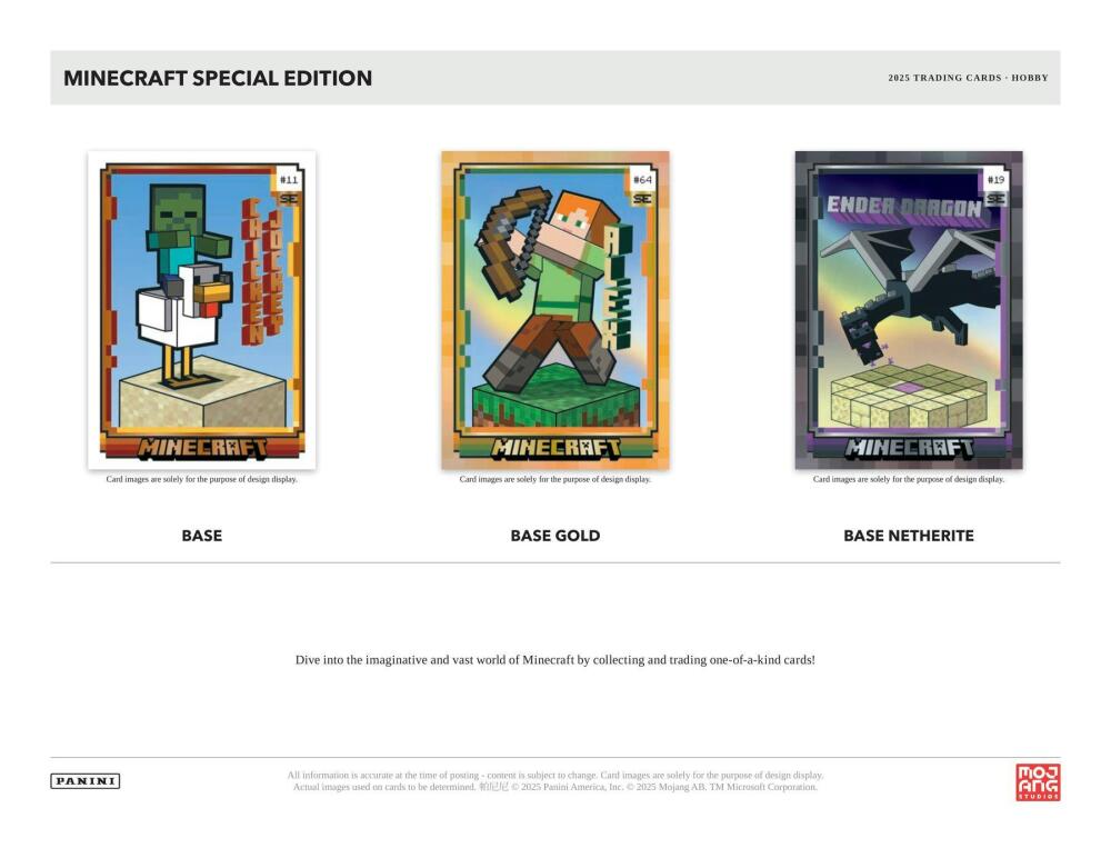 2025 Minecraft Special Edition Hobby Box Image 3