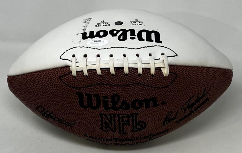 Dallas Cowboys  Staubach/ Dorset/Pearson Signed Autograph Football JSA Authentic Image 2