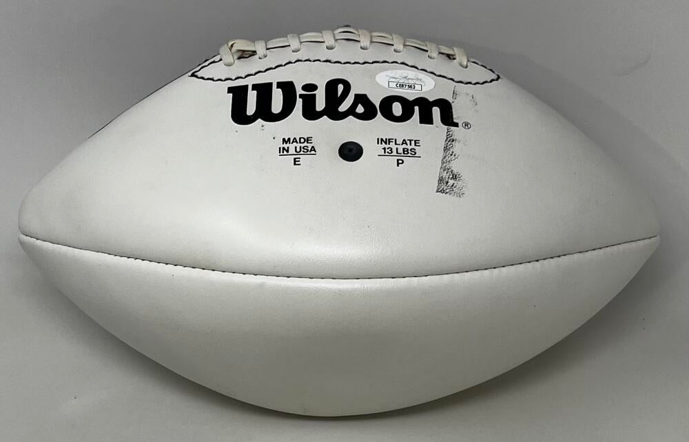 Dallas Cowboys  Staubach/ Dorset/Pearson Signed Autograph Football JSA Authentic Image 4