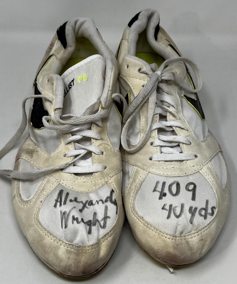 Alexander Wright Autograped Signed Nike Sneakers JSA Authentic Image 1