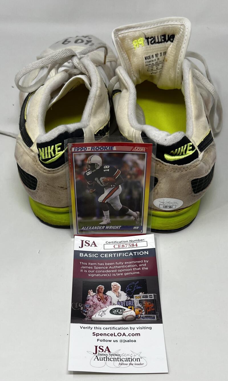 Alexander Wright Autograped Signed Nike Sneakers JSA Authentic Image 4
