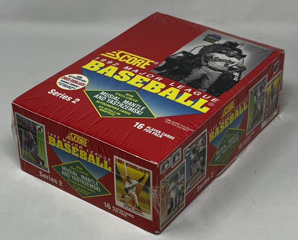 1992 Score Series 2 Baseball Box  Image 1