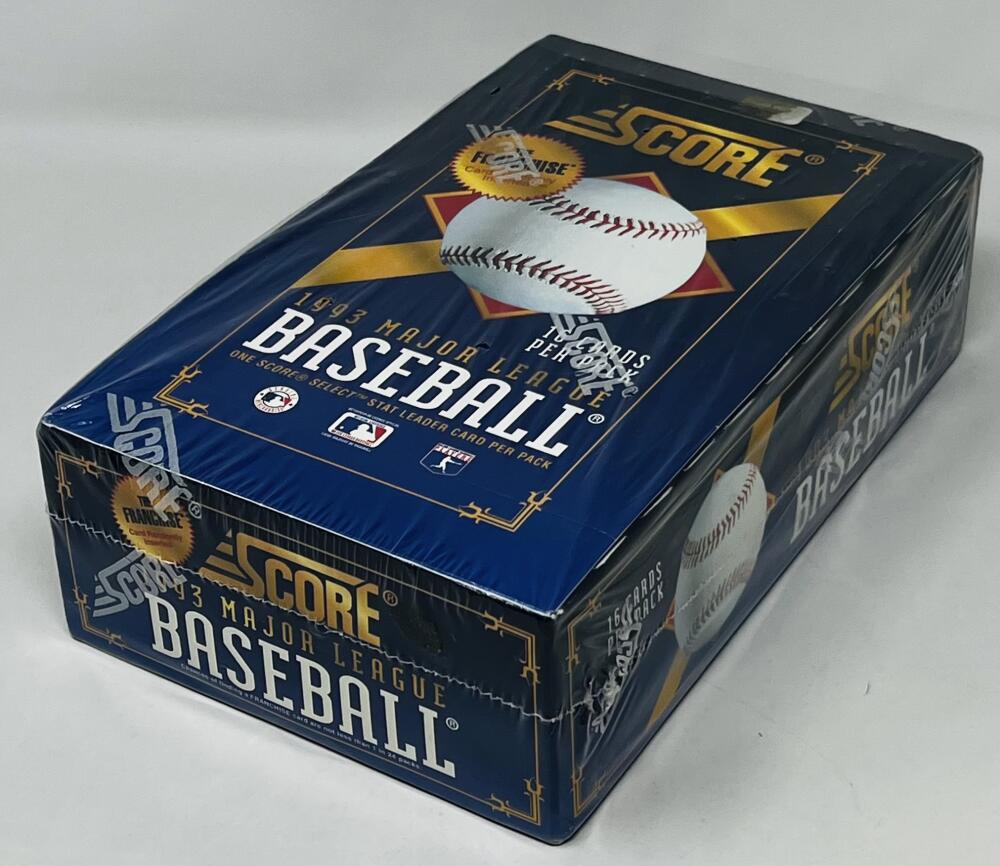 1993 Score Baseball Box  Image 1