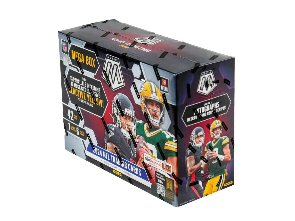 2024 Panini Mosaic Football Mega Box (Reactive Yellow Parallels!) Image 2