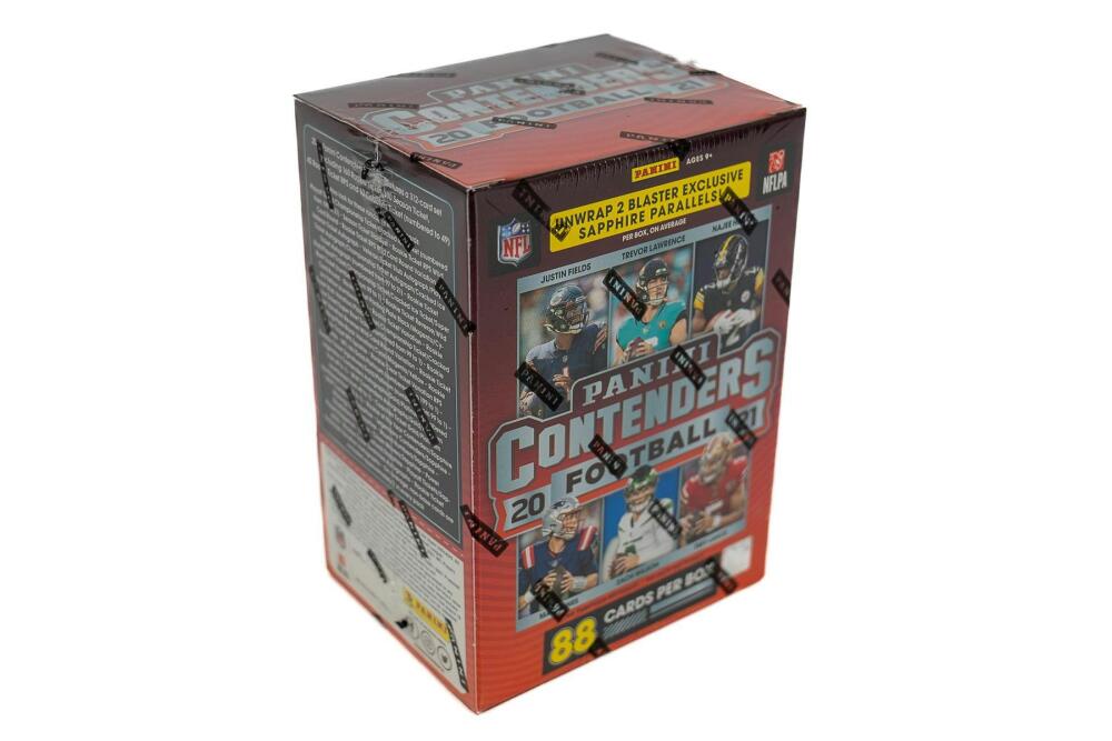 2021 Panini Contenders Football 11-Pack Blaster Box (Sapphire Parallels!) (Fanatics) Image 2