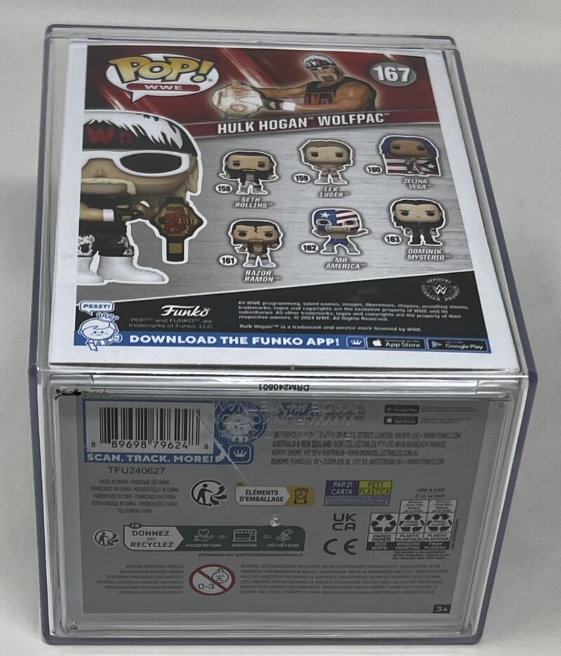  WWE NWO Autograph Signed Hulk Hogan Wolfpac Funko Pop #167 Fanatics Authentic Image 4