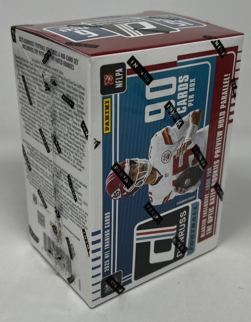 2025 Panini Donruss Football 6-Pack Blaster Box (Red Hot Rookies) RED BOX Image 2