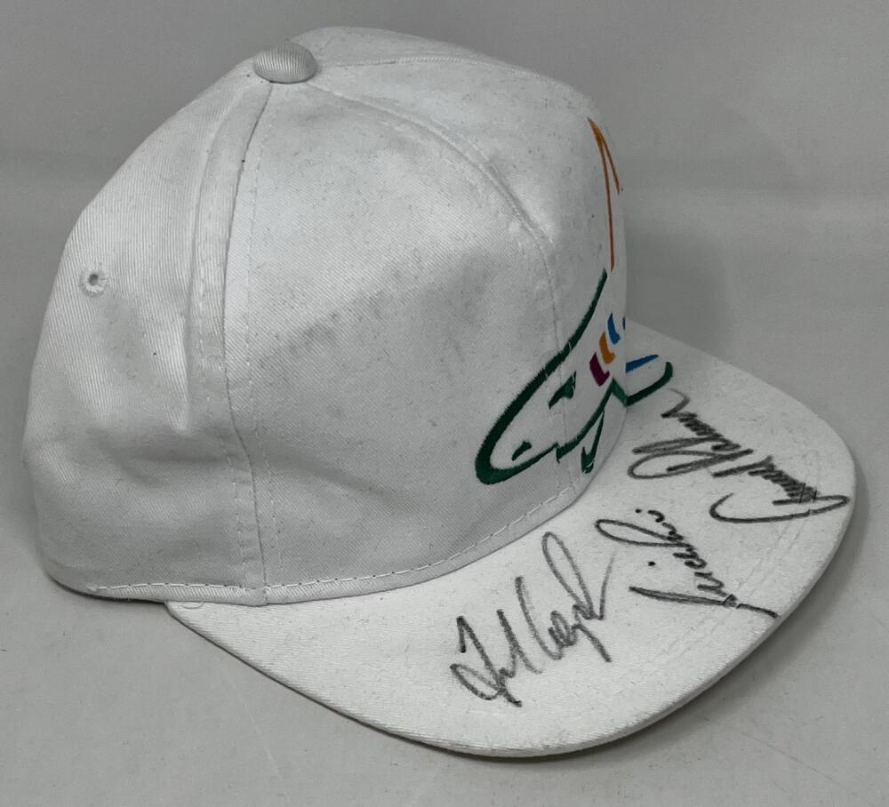 Fred Couples Arnold Plamer Autographed Signed Golf Hat JSA Authentic Image 2