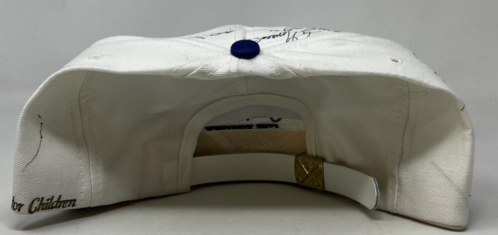 Troy Aikman Warren Moon Autographed Signed Celebrity Golf Classic Hat JSA Authentic Image 4