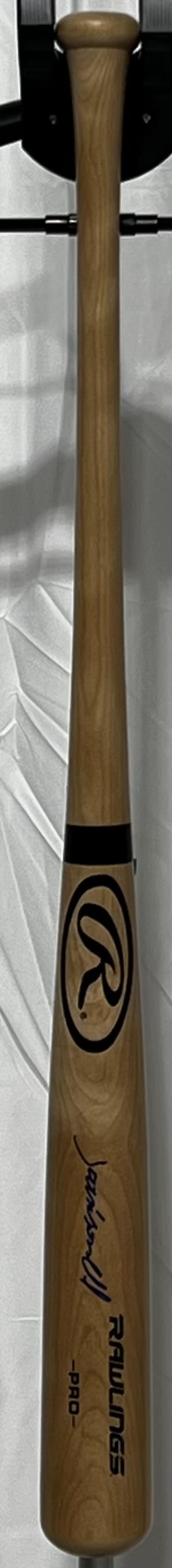 Jackson Chourio Autographed Signed Baseball Bat BAS Authentic  Image 1