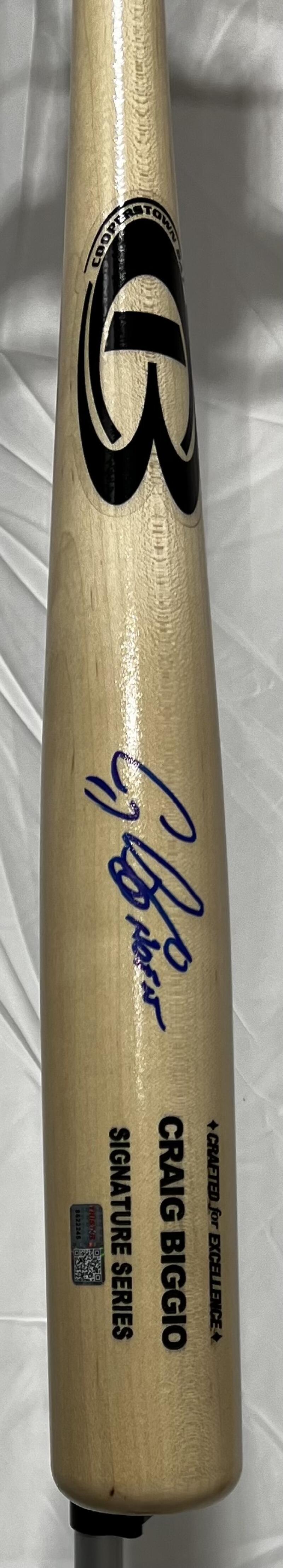 Craig Biggio Autographed Signed Baseball Bat Tristar Authentic  Image 4